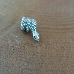 925 silver snake charm
